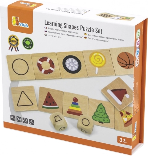 Colorful toy for learning shapes