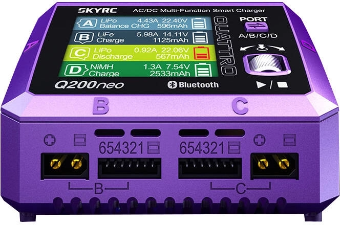 Four independent channels with smart distribution