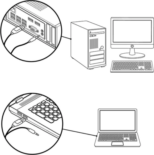 Лесно свързване към PC и лаптоп