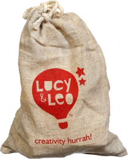 Практична ленена торбичка за съхранение и път