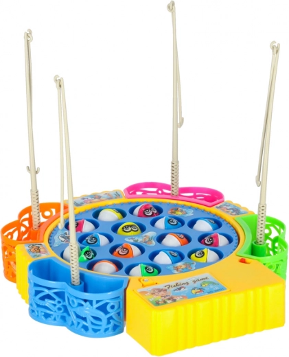 Въртящо се езерце с отварящи се рибки