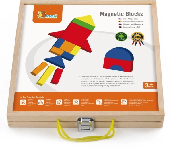 Двустранна магнитна дъска в куфарче