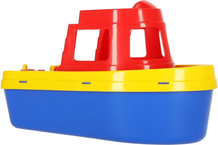 Лодка, която плува и оформя