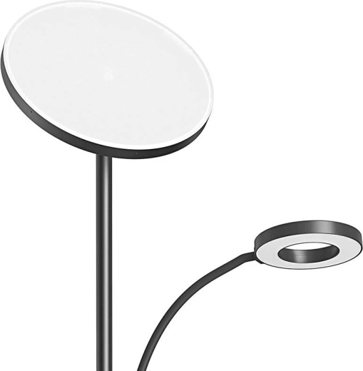 Two independent heads for ambient and spot light