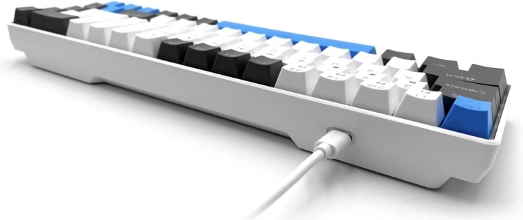 Компактен 60% layout и USB‑C свързване