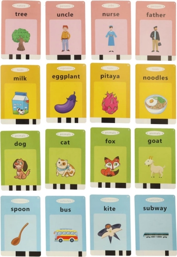 112 цветни карти, разделени по категории