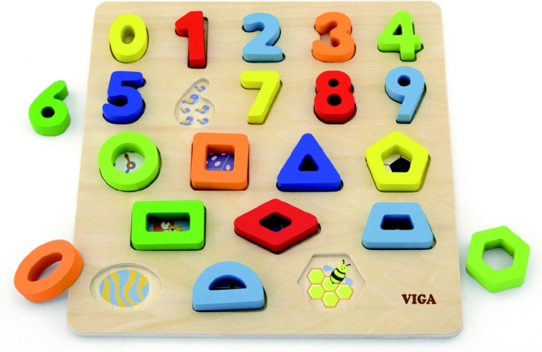 Learning numbers and shapes through play