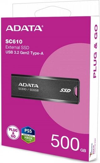 Производителност USB 3.2 Gen2 до 550/500 MB/s