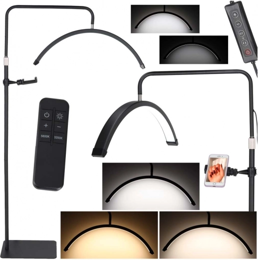 Плавна регулация на яркост и температура 3000–5600 K