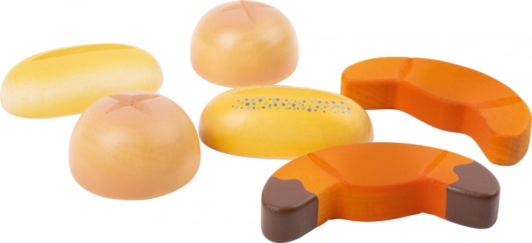 Realistic set of 6 pastries