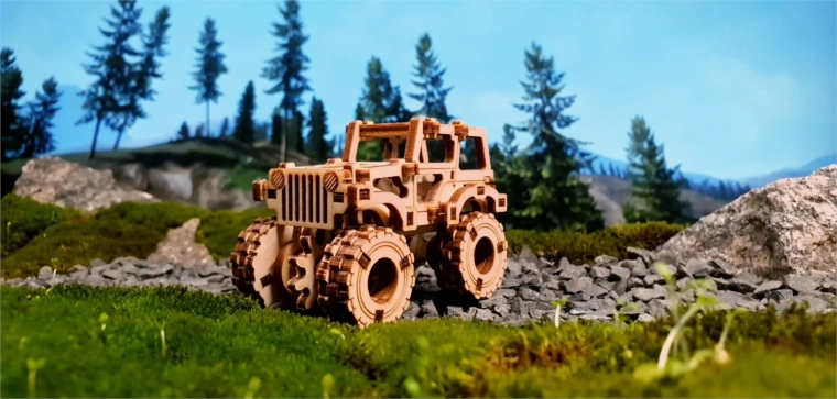 Детайлен дизайн на Monster Truck