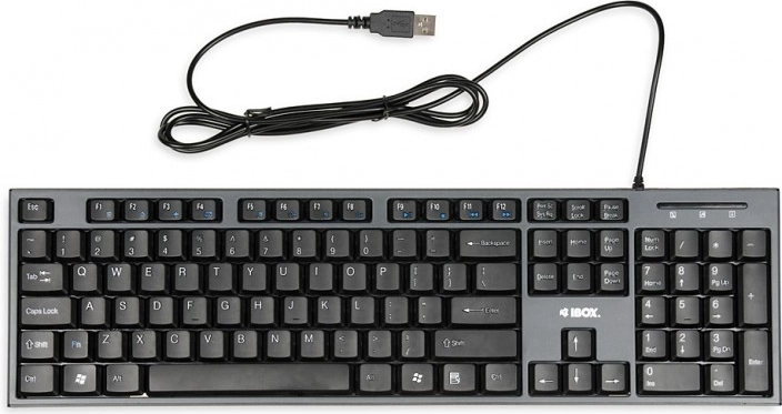 Compact keyboard with multimedia functions