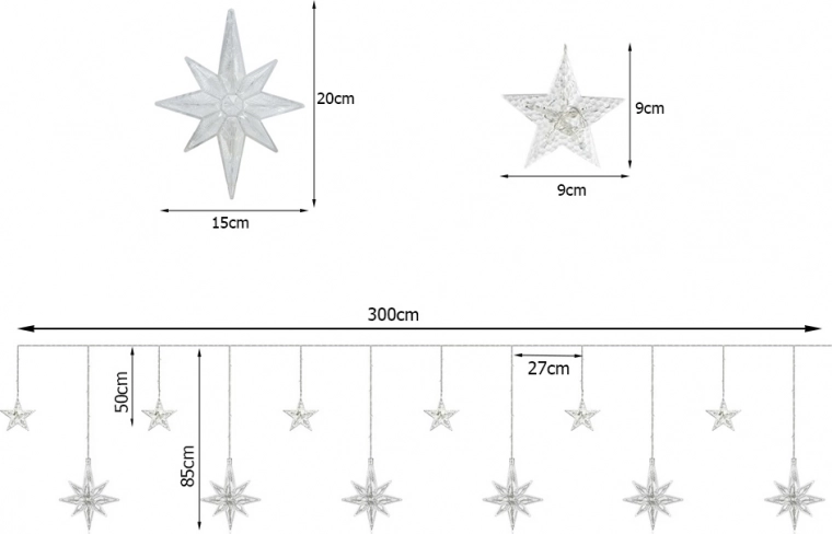Атрактивен дизайн със звезди