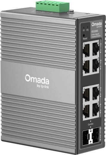 Flexible connectivity: 6× RJ45 + 2× combo RJ45/SFP