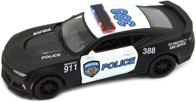 Автентичен полицейски автомобил с обратен ход