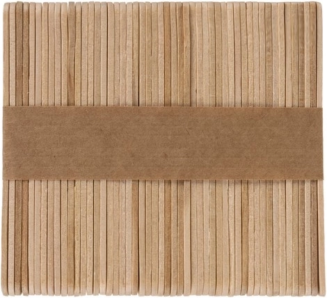 50 дървени пръчици в комплекта