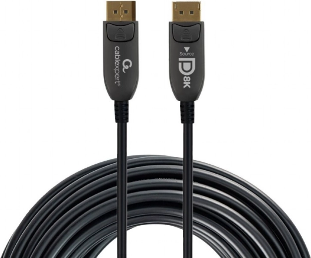 Thin, durable cable with metal connectors