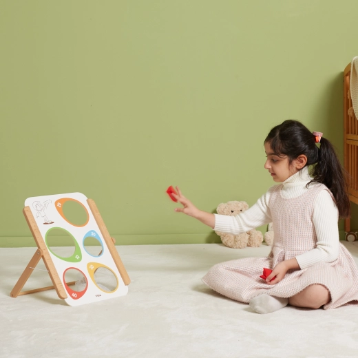 Дървена рамка и три торбички