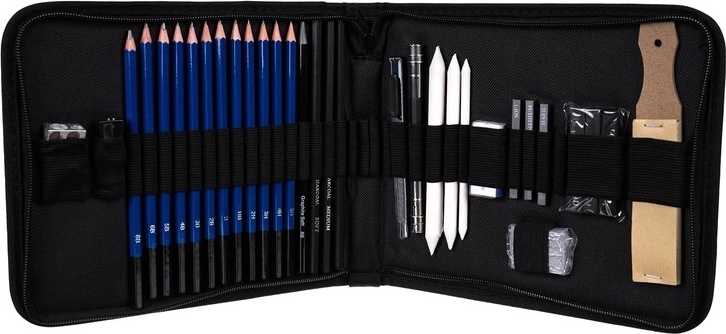 Versatile pencils and graphite for precision and shading