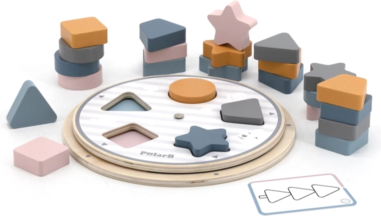 Учене на цветове и форми чрез игра