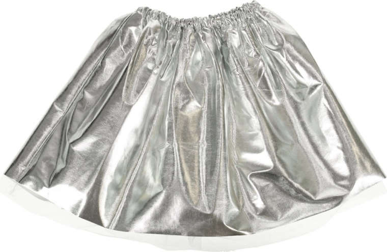 Ярка сребърна пола