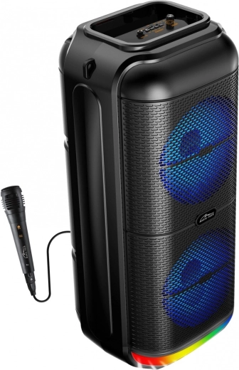 Powerful sound and LED illumination