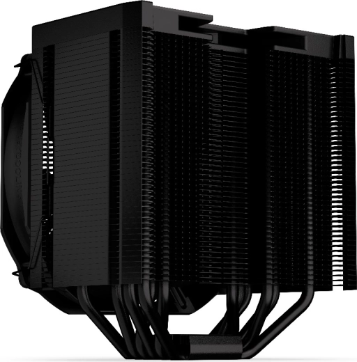 Шест heatpipe и гъсто оребряване за максимално охлаждане