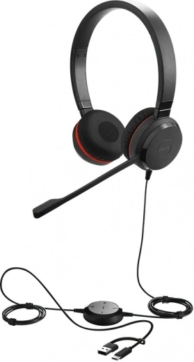 In‑line call controls with LED