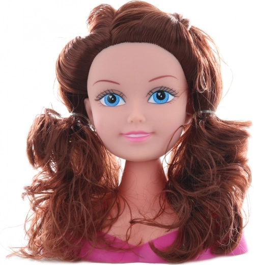 Реалистична кафява коса за лесно разресване