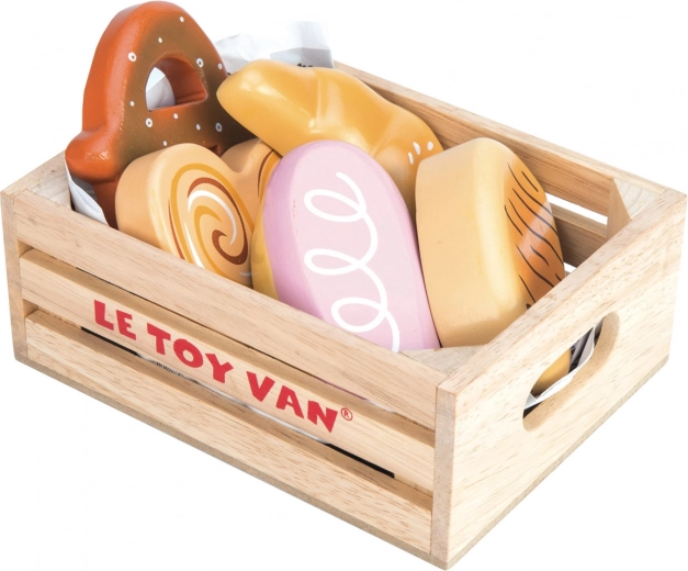 Realistic pastry set for shop role-play