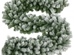 Заснежена коледна гирлянда 270 см RUHHY