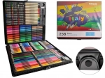 Art set for drawing and painting in a case – 288 pieces