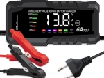 Микропроцесорно зарядно 12 V 6 A с функция за ремонт за акумулатори AGM, GEL и LiFePO4 с LCD