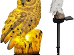 Gardlov solar garden owl lamp with dusk sensor - 1 piece