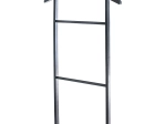 Dark wooden valet stand 49 × 99 cm