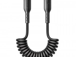 Бързозареждащ навит автомобилен кабел USB‑C към Lightning 30 W 1,5 м Joyroom Easy-Travel