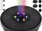 Gardlov floating solar fountain with RGB LED - 1 piece