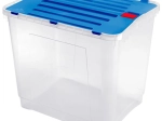 Heidrun кутия за съхранение Dragon 100 l, прозрачна с капак (микс цветове)