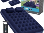 Bestway надуваема велурена матраци Queen 203 × 152 cm с помпа и възглавници
