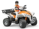 Bruder off-road quad bike with rider 1:16