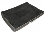 Orthopedic waterproof pet bed lounger for dog and cat 90 × 70 × 10 cm, gray