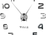 Ruhhy DIY wall clock with 3D numerals 60–130 cm