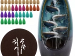 Ceramic aroma incense burner waterfall backflow Ruhhy