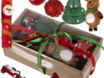 Purlov Christmas gift set of dog toys (6 pcs)