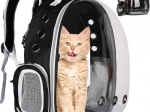 Purlov pet carrier backpack for cat and dog with transparent window - 1 piece