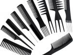 Maxy hairdressing combs – set of 10 pcs