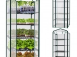 Malatec mini foil greenhouse with 5 shelves