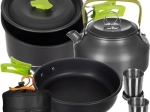 Trizand camping cookware set 18 pcs