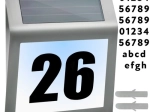 Izoxis solar backlit house number