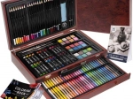 Maaleo art set in a wooden case with drawer 148 pcs